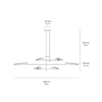 Aromas Bion led suspension lamp