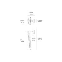 Aromas Bion led wall lamp