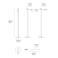 Kundalini Bird led floor lamp Kundalini Bird led floor lamp