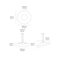Kundalini Kate led suspension lamp