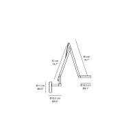 Rotaliana String W2 Mini DTW wall lamp