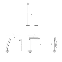 Rotaliana String XL lampada da terra