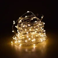 New lamps Filo luminoso in rame a 240V con 300 nano LED 30m New lamps Filo luminoso in rame a 240V con 300 nano LED 30m