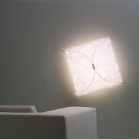 Flos Ariette Lampada da Parete E27 Applique in tessuto Design