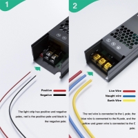 Alimentatore 24V 200W in tensione costante per Led