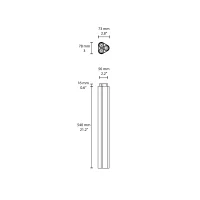 Flos Emi Ceiling Small H540 lampada da soffitto