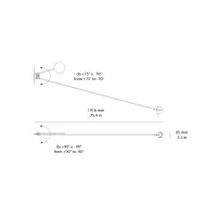 Luceplan Counterbalance led wall lamp