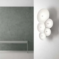 Luceplan Bulbullia led wall ceiling lamp