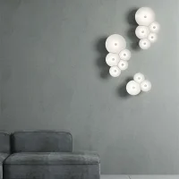 Luceplan Bulbullia led wall ceiling lamp