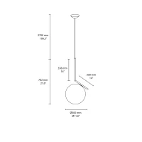 Flos IC S2 suspension lamp