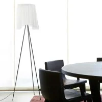 Flos Rosy Angelis Lampada da Terra con diffusore in tessuto by