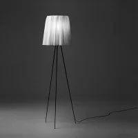 Flos Rosy Angelis Floor Lamp with fabric diffuser by Philippe