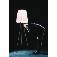 Flos Rosy Angelis Floor Lamp with fabric diffuser by Philippe