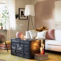 Flos Rosy Angelis Lampada da Terra con diffusore in tessuto by