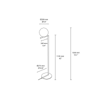 Flos IC F1 lampada da terra