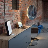 Artemide Se|eS mirror led floor lamp