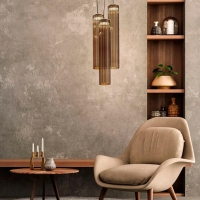 Euroluce Itala single led suspension lamp