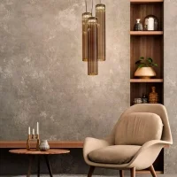 Euroluce Itala single led suspension lamp
