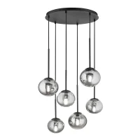 Ondaluce Jewel 6 lampada a sospensione circolare