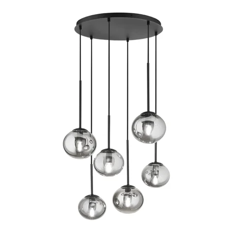 Ondaluce Jewel 6 lampada a sospensione circolare