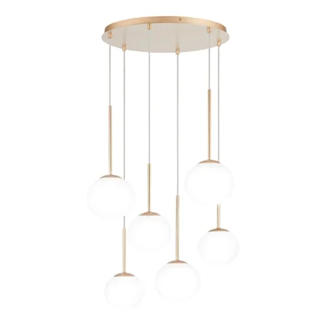 Ondaluce Jewel 6 lampada a sospensione circolare