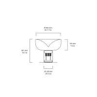 Leucos Aella Openworked led table lamp Special Edition