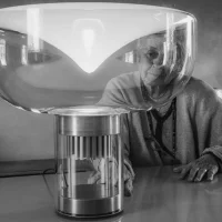 Leucos Aella Openworked led table lamp Special Edition