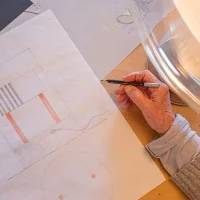 Leucos Aella Openworked led table lamp Special Edition