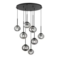 Ondaluce Jewel 8 lampada a sospensione circolare