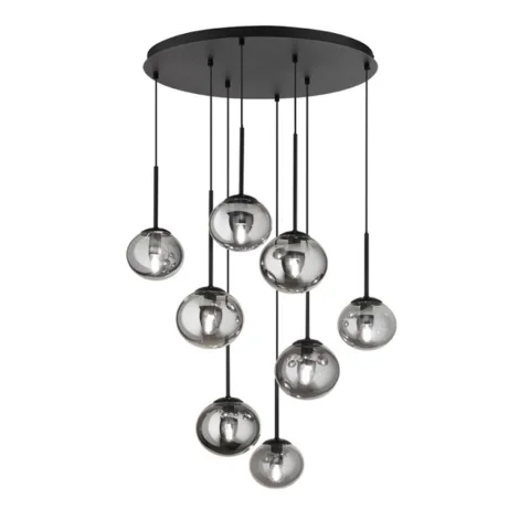 Ondaluce Jewel 8 lampada a sospensione circolare