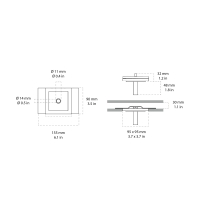 Novantadieci 9010 Miniled Line faretto ad incasso led