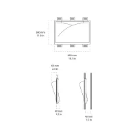Novantadieci 9010 Spiraglio recessed led wall light