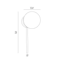 Ondaluce Jewel wall lamp