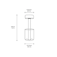 Maytoni AI Collaboration battery-powered led lamp with vase