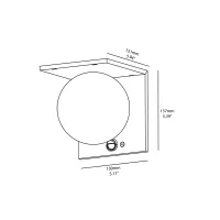 Bot Lighting Moon applique led per esterno solare