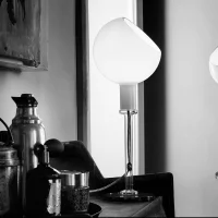 Fontana Arte Parola glass Table led Lamp