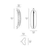 Slide Banana Leaf Applique Slide Banana Leaf Applique