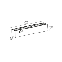 Bot Lighting Avenue solar outdoor led wall lamp