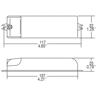 TCI MW 70 Dimmable TRAILING EDGE 12 V electronic transformer