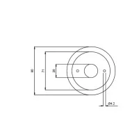 Base in Legno per Installazione Scatola di Derivazione o Base in Legno per Installazione Scatola di Derivazione o