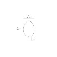 Sovil Egg lampada da terra con picchetto IP54
