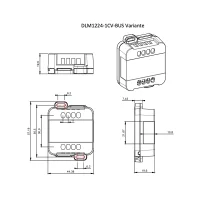 Dalcnet Dimmer LED DLM1224-1CV-DALI 12 - 24V Dalcnet Dimmer LED DLM1224-1CV-DALI 12 - 24V