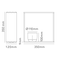 Flos Gaku Wireless lampada LED in legno da tavolo ricaricabile