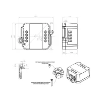 Dalcnet Dimmer LED MINI-1CV-DALI 12 - 48 V