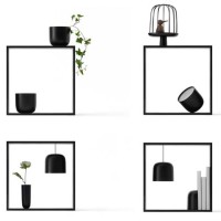 Flos Gaku Wireless table LED wood lamp Induction rechargeable