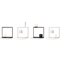 Flos Gaku Wireless lampada LED in legno da tavolo ricaricabile