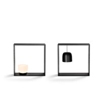 Flos Gaku Wireless table LED wood lamp Induction rechargeable