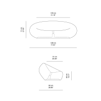 Plust Boom luminous sofa