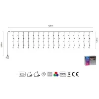 New Lamps string curtain Light 100 LED RGB 4 meters change New Lamps string curtain Light 100 LED RGB 4 meters change