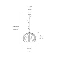 Karman Sahara lampada a sospensione